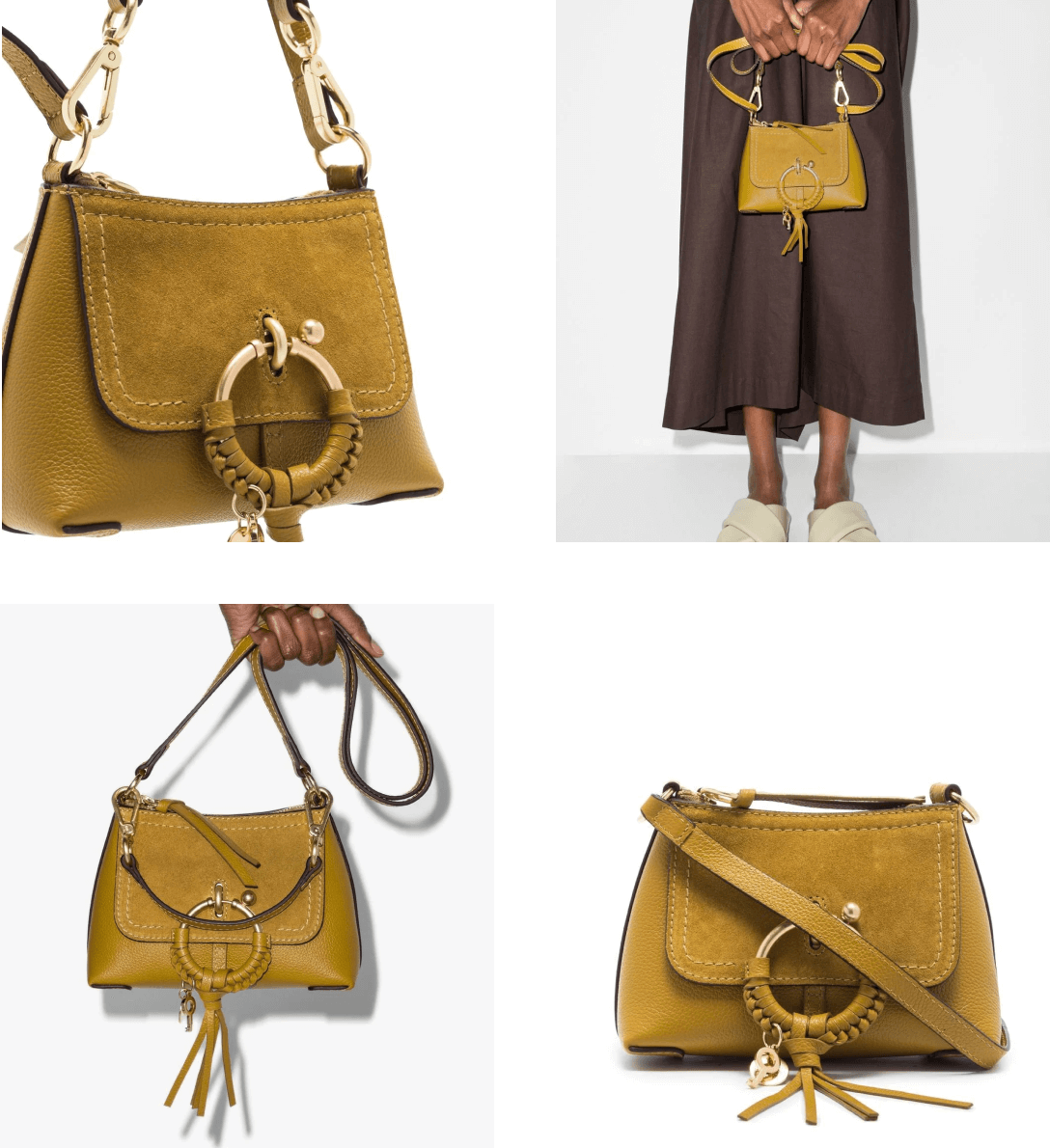 Bandolera Joan Mediana Ocre | See by Chloé