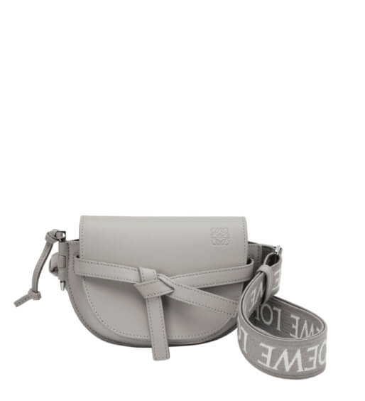 Bolso Mini Gate Dual Gris de Loewe