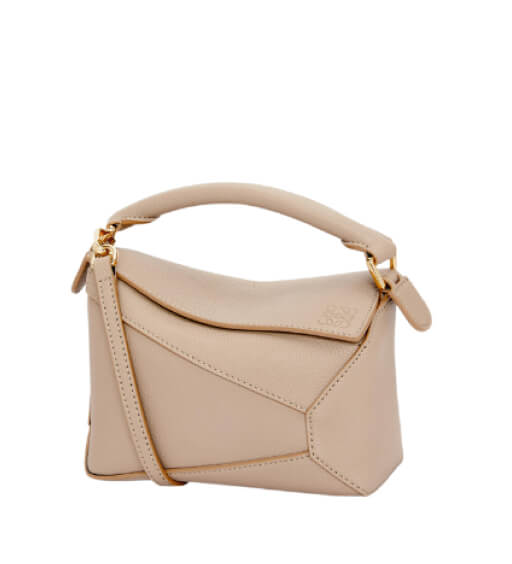 Bolso Puzzle Mini Beige de Loewe