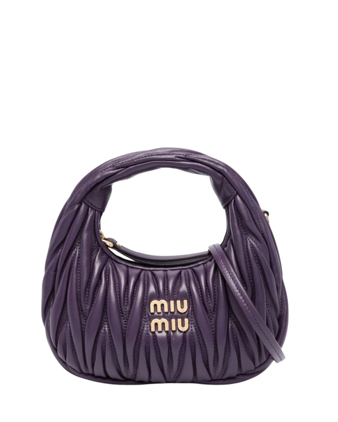 Bolso Wander Mediano Violeta de Miu Miu